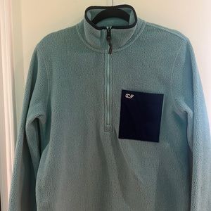 Vineyard Vines fleece pullover.